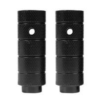 1 Pair Anti-Skid Bicycle Rear Footrest Pedals Bike Footrest Lever Axle Pegs  Motorcycle juoda