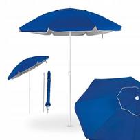 Parasol Plażowy Łamany Regulowany Na Balkon Ogród Tadar Niebieski 200 Cm