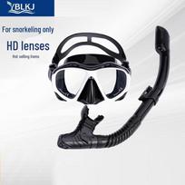 Houba Full Dry Snorkel and Diving Mask Set juoda balta spalva