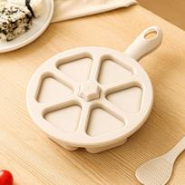 Onigiri Mould Triangle Bento Box With Handle Japanese Sushi Making Kit Sushi Mold Sushi Press Maker Rice Ball Making Homemade smėlis