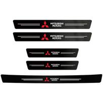 Automobilio durų slenksčio anglies pluošto lipdukas Automobilio apsauginė juosta Vandeniui atspari Mitsubishi Eclipse Lancer Outlander Pajero ASX Colt I200