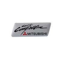 3D aliuminio logotipas Automobilio kėbulo lipdukai Ženklelis Automobilio interjero apdaila Mitsubishi Lancer 10 9 EX Outlander 3 ASX L200 Competition
