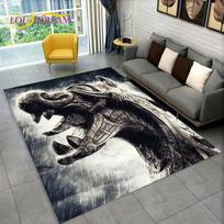 Vikingų skandinavų mitologija Yggdrasil Gyvybės medis Plotinis kilimas, Kilimas svetainei, miegamajam, sofai, durų kilimėlis dekorui, Neslystantis grindų kilimėlis 40x60cm(15x23in)