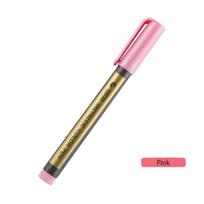 Kawaii 10 Colors Metallic Marker Permanent Stationery DIY Manga Drawing Craft Pens Waterproof Paint Pen Writing raudona