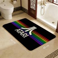 Atari Door Mat Washable Non-Slip Living Room Sofa Chairs Area Mat Kitchen Doormat Area Rug 40cm x 60cm