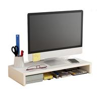 Stable Base Wood Desktop Computer Stand Eyesight Protection Protect Cervical Spine Elevated Computer Holder Large Load Bearing balta