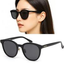 MaxMara Sunglasses MM0106K 01A Round Black Horn-rimmed, worn by Han Hyo-joo
