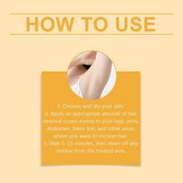 Smoothing Hydrating Painless Depilatory Cream Gentle Hair Removal Hair Growth Inhibitor Oceaura Turmeric Hair Removal Cream one size