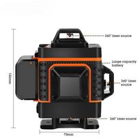 110V-220V 16 Lines Waterproof Beam Measuring Equipment Adjustable Laser 4D Self Leveling Horizontal Vertical Cross Green Laser