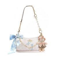 COACH shoulder bag [Customized bag] Teri 25 brand micro-label detachable strap bow silk scarf extension chain printed Wangyunxian basic model balta