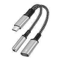 C Headphone Jack OTG Adapter Type C to 3.5mm OTG Cable Aux Converter Cable Converter Charging Cable sidabras
