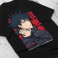 Megumi Fushiguro Jujutsu Kaisen Gojo Satoru Printed Tshirt Mens and Womens Tshirt Mens Top Sports Tshirt Mens Tshirt S
