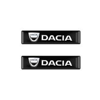 2/4/10 vnt. 3D automobilio emblemos dekoratyviniai lipdukai Dacia Duster Logan Spring Sandero Stepway Dokker Lodgy Jogger MCV