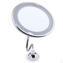Adjustable Gooseneck Suction Cup 10X Magnifying Makeup