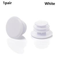 1Pair Colorful Bicycle Handlebar Grip End Plugs Road Bike Grips Bicycle Handles Plastic Caps Stoppers Covers Bike Accessories balta