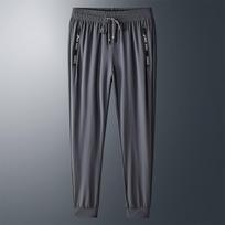 Men's Casual Quick Dry Lightweight Elastic Cuff Trousers L