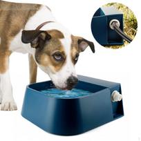 Pet Waterer Dish Automatic Fill Water Bowl, Feeder with Float black