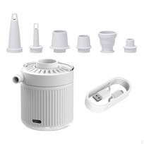 Inflate and Deflate Air Pump, Portable LED Lighting Mini Electric Pump for