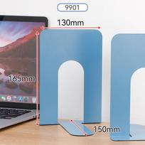 1/2PCS Durable Metal Bookends L-Shaped Non-slip Book Stoppers Supports Thickened Book Holders Home