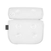 Bath Pillow Set with Suction Cups for Spa and Bathtub Use Soft Mesh Fabric Design Ergonomic Support for Neck and Back Comfort and Relaxation One Size balta