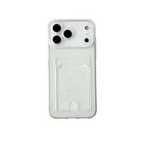 Clear Card Holder Phone Case For For Iphone 17 17E Air 16 1 14 Pro Max Plus 11 12 13 Mini E X XS XR 8 Shockproof Transparent Cover iPhone 11 Pro