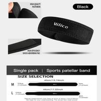 1PC Patella Kneecap Band Silica Gel Knee Tendon Strap Protector Knee Pad Running Sports Cycling Gym Knee Support protective gear S
