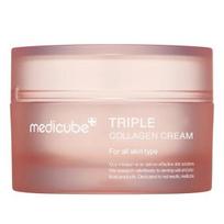 Medicube Trigubas kolageno kremas, drėkinamasis, korėjietiška kosmetika, „Kbeauty“, pavyzdys beige
