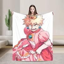 Katsuki Bakugo Anime  Blanket Quality Warm Soft  Bedding Throws Spring Travel Couch Bed Fluffy Bedspread 30x40in