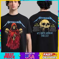 Metallica M72 NA Tour 2025 Skeletas Ragana Aš Esu Kraujas Unisex Unisex Marškinėliai XXXXL