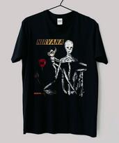 Vintage Nirvana T-Shirt Incesticide In Utero Tour Kurt Cobain S-2XL Unisex T-Shirt S