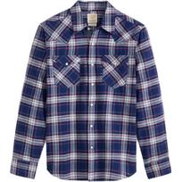 Levis Comfortable Versatile Button Down Plaid Long Sleeve Shirt Men shirts 85744-0107 S