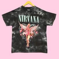 Nirvana In Utero Fairy Grunge Band Tie Dye Tee L XL