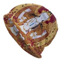Vajrabhairava Tantric Buddhist Deity Skullies Beanies Caps Winter Warm Knitted Hat Adult Buddha Buddhism God Bonnet Hats Beanies Cap