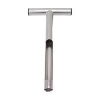 Soil Sampler Probe 304 Stainless Steel Protable T Handle Soil Sampling Tool for Farm Garden Lawn 12in 30.5cm / 12in