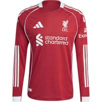 Adidas Free Shipping with adiClub Liverpool Fc 25/26 Long Sleeve Home Authentic Jersey JV6445 XL