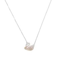Swarovski Didelis gulbės formos dekoratyvinis kūrybingo dizaino krištolinis karoliai Moteriški karoliai Gradientinis-Geltonas 5215034 Box (Random Color)