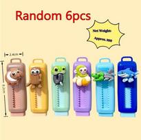 Tralalero 6/24Pcs Tralala Push-Pull Eraser Writing Drawing Pencil Erasers Stationery School Office Supplies Stationery