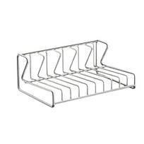 Stainless Steel Dish Drying Rack Rust-Proof Space Saving Plate Draining Rack with Drain Tray Tableware Storage Stand Restaurant