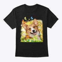 Welsh Pembroke Corgi Cute Dog Size Premium T Shirt M 2XL S įvairiaspalvis