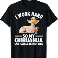 Cool Chihuahua Art For Lover Dog Owner T Shirt S įvairiaspalvis