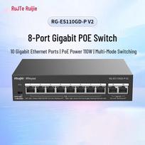 Ruijie 10-Port Gigabit Unmanaged PoE Switch