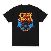 Ozzy Osbourne T Shirt Graphic Printing Hip Hop CottonTee-shirt Short Sleeve GothicTshirt Unisex High Quality Men Women Tops S įvairiaspalvis