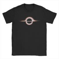 Men Black Hole Interstellar Movie T Shirts 100% Cotton Clothes Funny Short Sleeve O Neck Tee Shirt 6XL T-Shirts S įvairiaspalvis