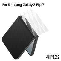 For Samsung Galaxy Z Flip 7 Middle Axis Film Screen Protector HD Clear Anti-scratch Soft Protective Film for Samsung Z Flod 7 4 PCS