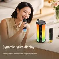 Newmine K19 Mini Portable Bluetooth Karaoke Speaker with Dual Microphones (CN version)