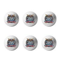 Golf Balls with Textured Surface and Printed Emblem Suitable for Recreational and Competitive Play Pack of Two One Size