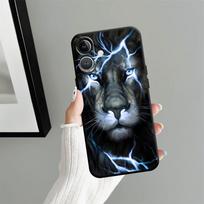 Case for Apple iPhone 17 Pro Max 14 16 XR XS MAX 12 15 Pro 7 8 11 13 Air Funda Phone Cover Cool Lion Dog iPhone 12