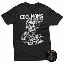 Cool Moms Have Tattoos T-Shirt S įvairiaspalvis