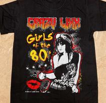Christmas gift Crazy Lixx Band Tour Unisex All Size Shirt 24D206 S įvairiaspalvis