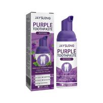 Purple teeth whitening toothpaste care teeth cleaning odor daily gentle care